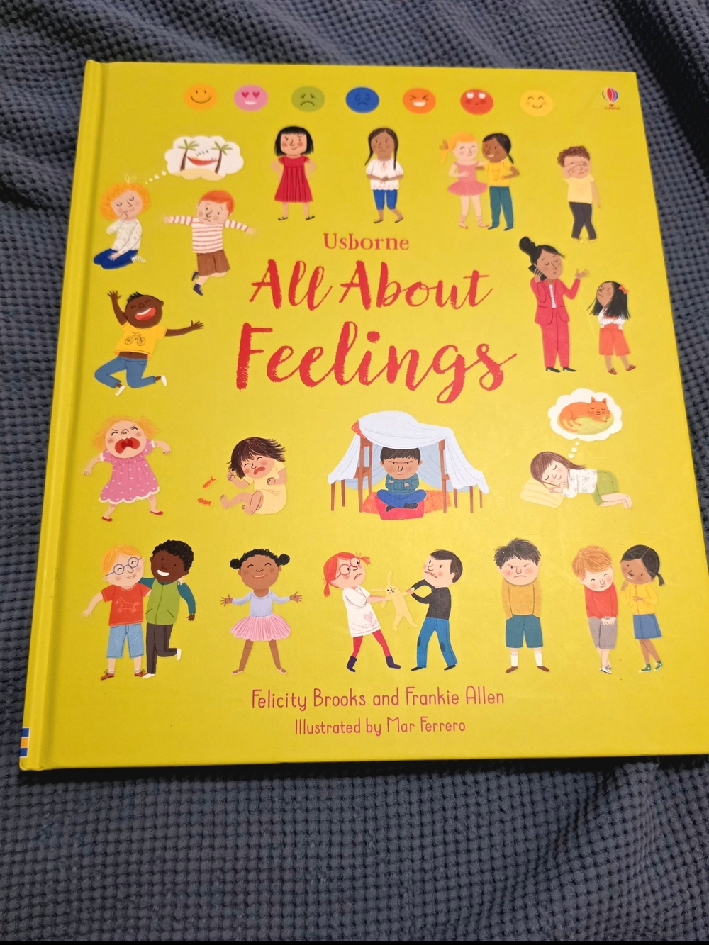 Usborne All About Feelings - Yellow Kids Book